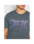 Thrasher T-Shirt Flame Tmavomodrá Regular Fit - Pepit.cz