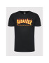 Thrasher T-Shirt Godzilla Flame Černá Regular Fit - Pepit.cz