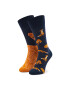 Todo Socks Klasické ponožky Unisex Magic Fox Tmavomodrá - Pepit.cz