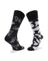 Todo Socks Klasické ponožky Unisex Wow Cow Černá - Pepit.cz