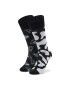 Todo Socks Klasické ponožky Unisex Wow Cow Černá - Pepit.cz