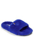 Tommy Hilfiger Bačkory Fur Home Slipper Slide FW0FW07663 Modrá - Pepit.cz