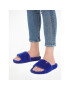 Tommy Hilfiger Bačkory Fur Home Slipper Slide FW0FW07663 Modrá - Pepit.cz