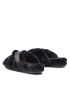 Tommy Hilfiger Bačkory Shiny Webbing Furry Slipper FW0FW06092 Černá - Pepit.cz