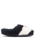 Tommy Hilfiger Bačkory Th Home Slipper Sherpa Fur FW0FW06577 Tmavomodrá - Pepit.cz