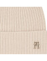 Tommy Hilfiger Čepice Cashmere Chic Beanie AW0AW15321 Béžová - Pepit.cz