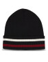 Tommy Hilfiger Čepice Elevated Wool Flag Beanie AM0AM11497 Černá - Pepit.cz