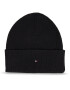 Tommy Hilfiger Čepice Essential Flag Beanie AW0AW15309 Černá - Pepit.cz