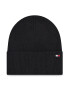 Tommy Hilfiger Čepice Essential Knit Beanie AW0AW10625 Černá - Pepit.cz