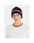 Tommy Hilfiger Čepice Monotype Chunky Knit Beanie AM0AM11506 Tmavomodrá - Pepit.cz