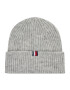 Tommy Hilfiger Čepice Th Effortless Beanie AW0AW10654 Šedá - Pepit.cz