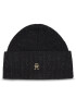 Tommy Hilfiger Čepice Th Evening Beanie AW0AW15319 Černá - Pepit.cz