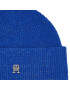 Tommy Hilfiger Čepice Th Evening Beanie AW0AW15319 Modrá - Pepit.cz