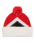 Tommy Hilfiger Čepice Th Evening Pompom Beanie Argyle AW0AW15305 Červená - Pepit.cz