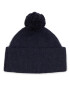 Tommy Hilfiger Čepice Th Evening Pompom Beanie AW0AW15390 Tmavomodrá - Pepit.cz