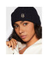 Tommy Hilfiger Čepice Th Timeless Beanie AW0AW13827 Tmavomodrá - Pepit.cz