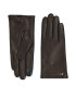 Tommy Hilfiger Dámské rukavice Essential Flag Leather Gloves AW0AW15360 Černá - Pepit.cz