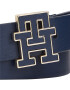 Tommy Hilfiger Dámský pásek Th Logo Inlay 2.5 AW0AW15381 Tmavomodrá - Pepit.cz