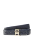 Tommy Hilfiger Dámský pásek Th Monogram Logo Highwaist AW0AW14247 Tmavomodrá - Pepit.cz