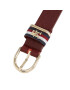 Tommy Hilfiger Dámský pásek Th Timeless 2.5 Corp AW0AW15376 Červená - Pepit.cz