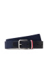 Tommy Hilfiger Dětský pásek Elasticated Leather Belt AM0AM09610 Tmavomodrá - Pepit.cz