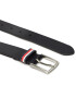 Tommy Hilfiger Dětský pásek Leather Belt AU0AU01560 Tmavomodrá - Pepit.cz