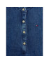 Tommy Hilfiger Džínové šaty Denim Frill Collar KG0KG07026 D Modrá Regular Fit - Pepit.cz