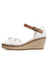 Tommy Hilfiger Espadrilky Iconic Elba Sandal FW0FW00906 Bílá - Pepit.cz