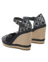 Tommy Hilfiger Espadrilky Th Monogram Denim Wedge FW0FW06935 Tmavomodrá - Pepit.cz