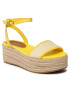 Tommy Hilfiger Espadrilky Th Woven Platform Sandal FW0FW07345 Žlutá - Pepit.cz