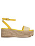 Tommy Hilfiger Espadrilky Th Woven Platform Sandal FW0FW07345 Žlutá - Pepit.cz