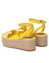 Tommy Hilfiger Espadrilky Th Woven Platform Sandal FW0FW07345 Žlutá - Pepit.cz