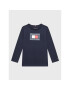 Tommy Hilfiger Halenka Global Stripe Flag KB0KB07601 Tmavomodrá Regular Fit - Pepit.cz