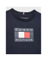 Tommy Hilfiger Halenka Global Stripe Flag KB0KB07601 Tmavomodrá Regular Fit - Pepit.cz