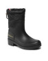 Tommy Hilfiger Holínky Ankle Rainboot With Monogram FW0FW06848 Černá - Pepit.cz