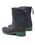 Tommy Hilfiger Holínky Ankle Rainboot With Monogram FW0FW06848 Tmavomodrá - Pepit.cz