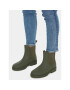 Tommy Hilfiger Holínky Essential Tommy Rainbootie FW0FW07471 Khaki - Pepit.cz