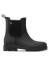 Tommy Hilfiger Holínky Matt Ankle Rainboot With Elastic FW0FW06897 Černá - Pepit.cz