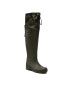 Tommy Hilfiger Holínky Overknee Rainboot FW0FW06778 Khaki - Pepit.cz