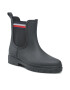 Tommy Hilfiger Holínky Rain Boot Ankle Elastic FW0FW06774 Černá - Pepit.cz