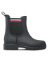 Tommy Hilfiger Holínky Rain Boot Ankle Elastic FW0FW06774 Černá - Pepit.cz