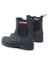 Tommy Hilfiger Holínky Rain Boot Ankle Elastic FW0FW06774 Tmavomodrá - Pepit.cz