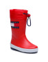 Tommy Hilfiger Holínky Rain Boot T3X6-30766-0047 M Červená - Pepit.cz