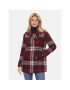 Tommy Hilfiger Kabát pro přechodné období Tartan WW0WW40256 Červená Regular Fit - Pepit.cz