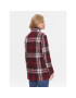 Tommy Hilfiger Kabát pro přechodné období Tartan WW0WW40256 Červená Regular Fit - Pepit.cz