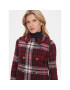 Tommy Hilfiger Kabát pro přechodné období Tartan WW0WW40256 Červená Regular Fit - Pepit.cz