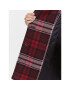 Tommy Hilfiger Kabát pro přechodné období Tartan WW0WW40256 Červená Regular Fit - Pepit.cz