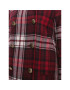 Tommy Hilfiger Kabát pro přechodné období Tartan WW0WW40256 Červená Regular Fit - Pepit.cz