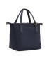 Tommy Hilfiger Kabelka Poppy Small Tote Corp AW0AW15894 Tmavomodrá - Pepit.cz