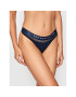 Tommy Hilfiger Kalhotky string Thong UW0UW00064 Tmavomodrá - Pepit.cz